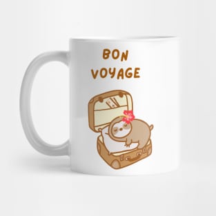 Bon Voyage Traveling Sloth Mug